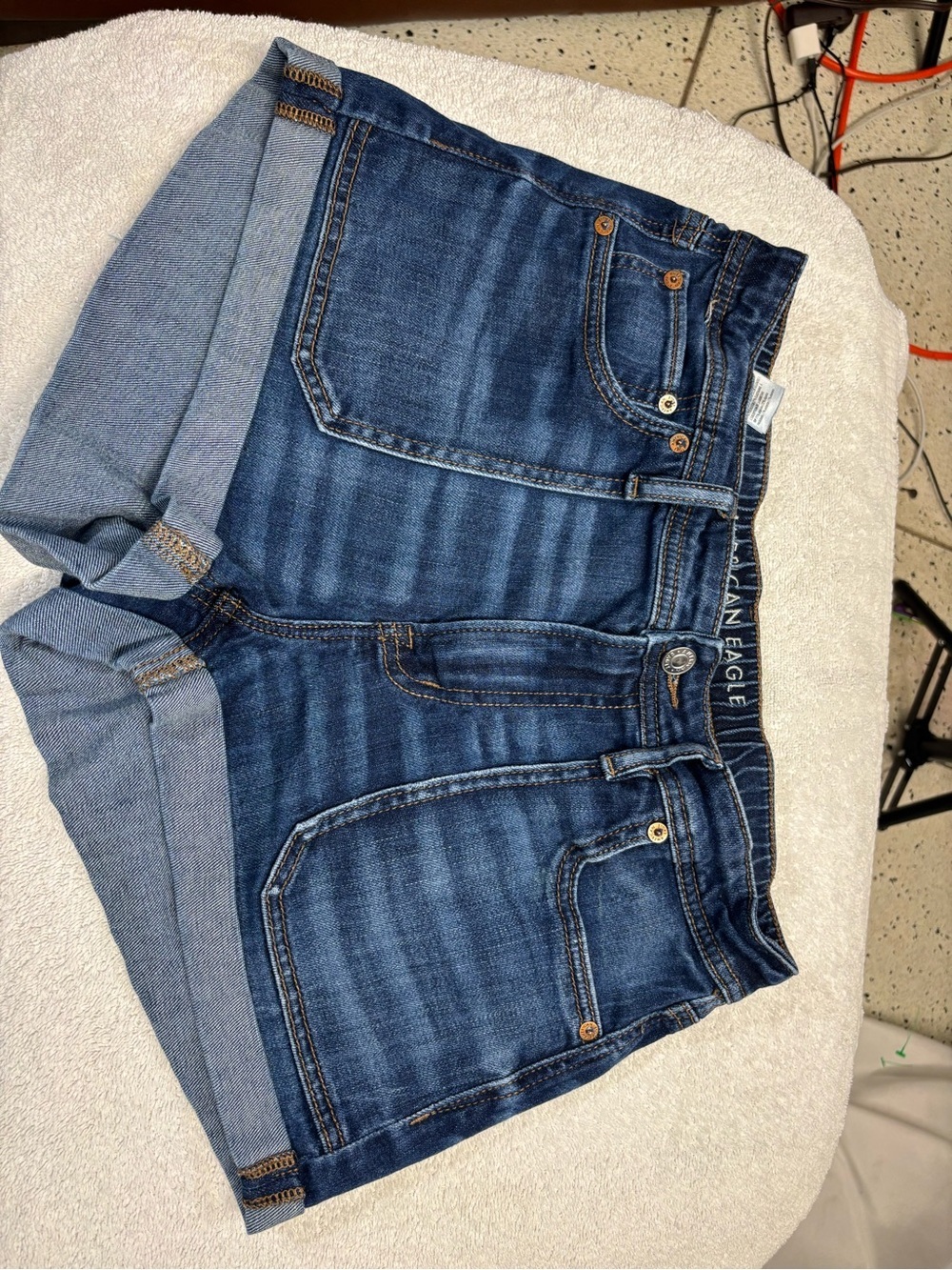 American Eagle Outfitters Blue Denim Jean Shorts